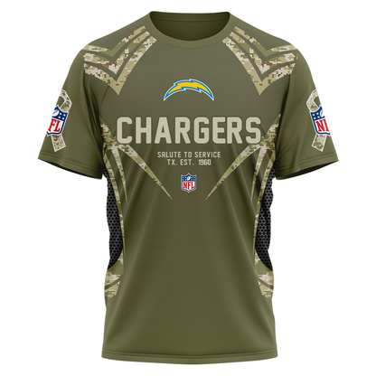 LAC Premium NFL Salute to Service Camo 3D Shirt DDT CTND