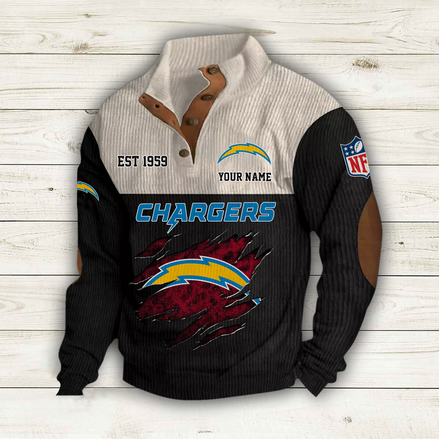 LAC x NFL Custom Name Sport Sweatshirt DatND DVT