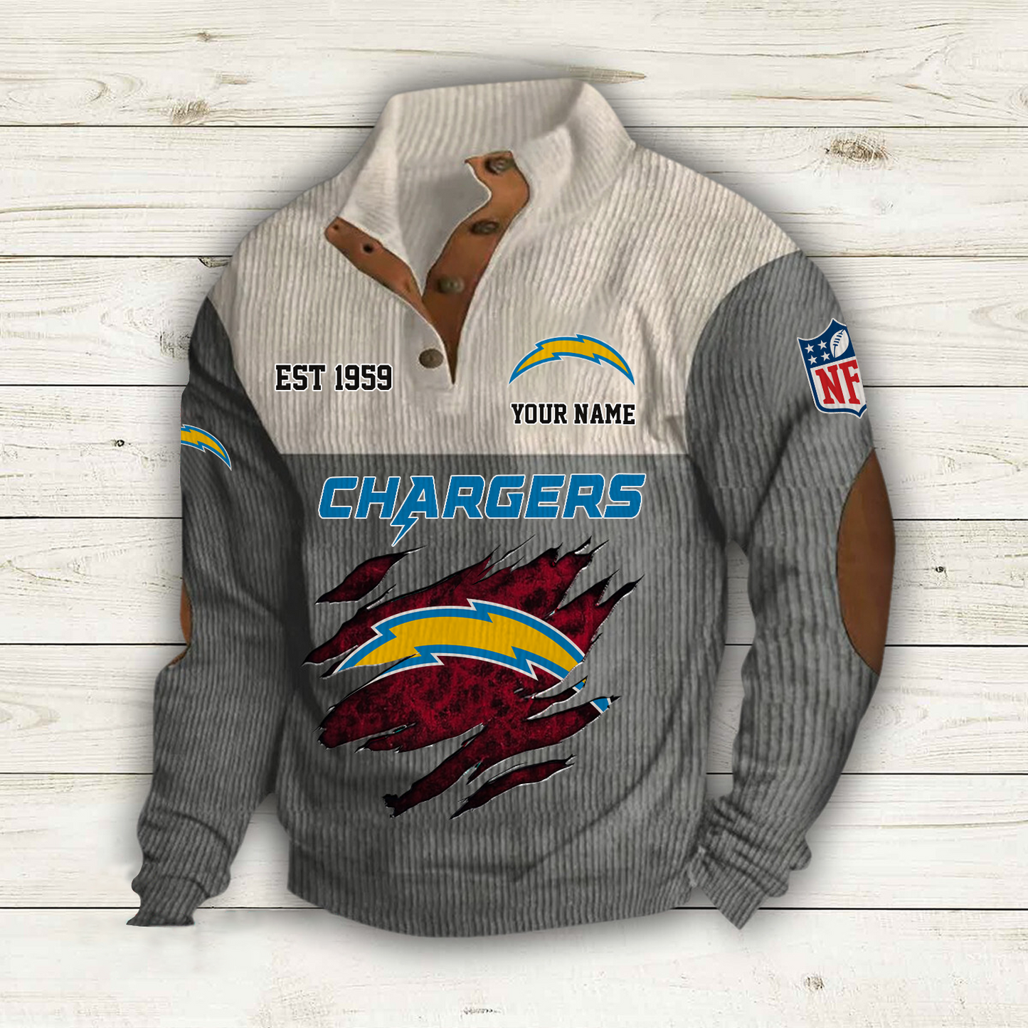 LAC x NFL Custom Name Sport Sweatshirt DatND DVT