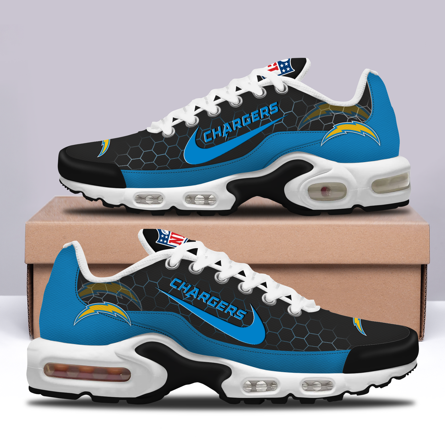 LAC x NFL Personalized Air Cushion Sports Shoes DatND DVT