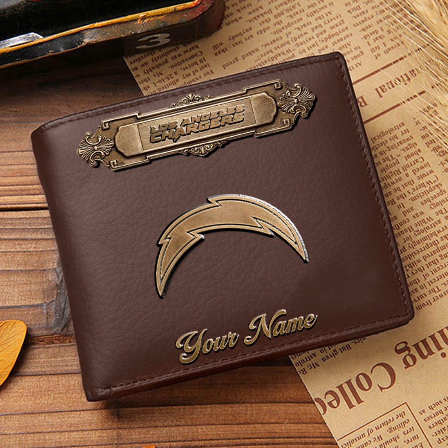 LAC x NFL Premium Leather Wallet DatND DVT
