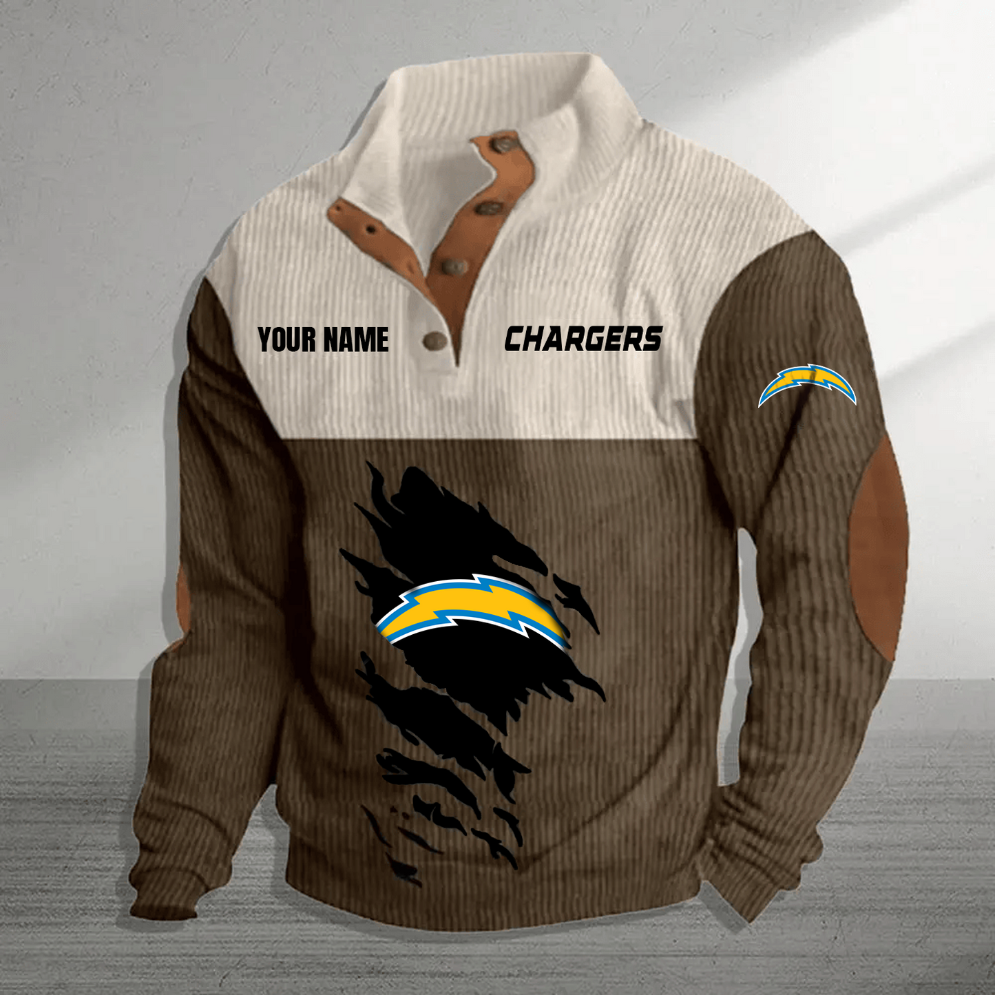 LAC x NFL Premium Personalized Game-Day Pullover DATND TANTD