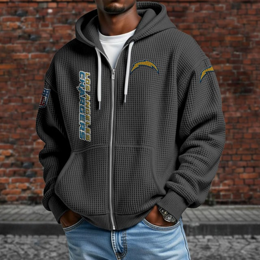 LAC X NFL Textured Lounge Zip-up Hoodie NAK NHT