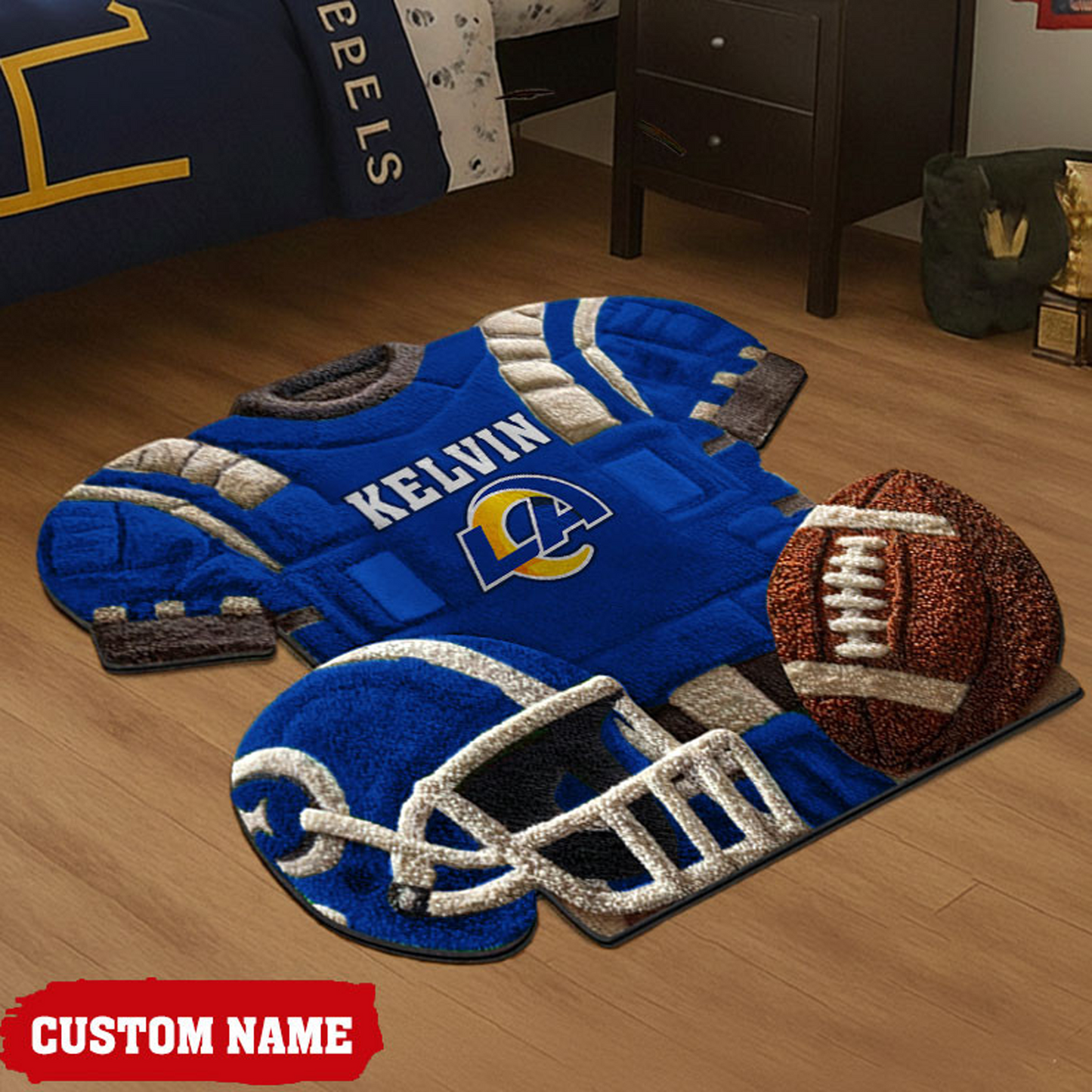 LAR X New NFL Cashmere Rug For Home Custom Gift Any Name NAK NHT