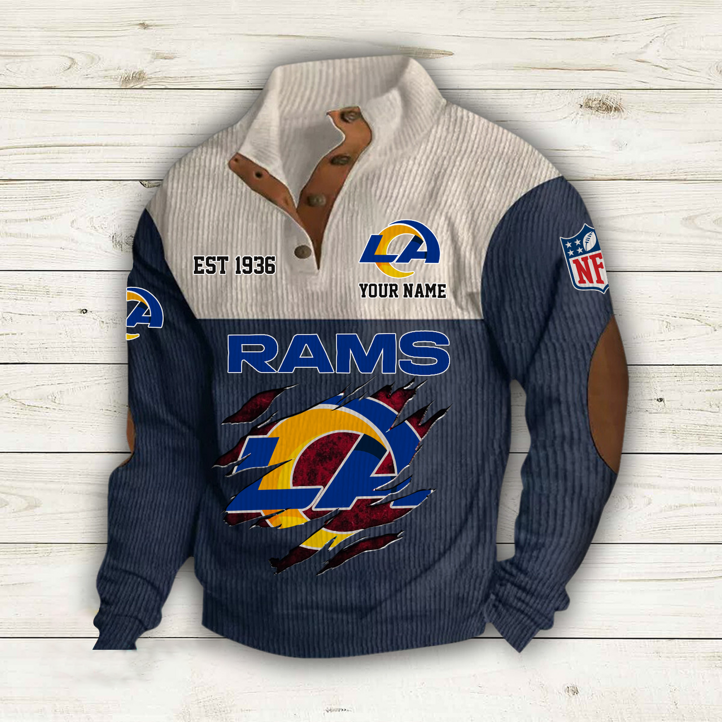 LAR x NFL Custom Name Sport Sweatshirt DatND DVT