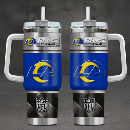 LAR x NFL Stainless Steel Tumbler With Handle DDT HLPHUONG