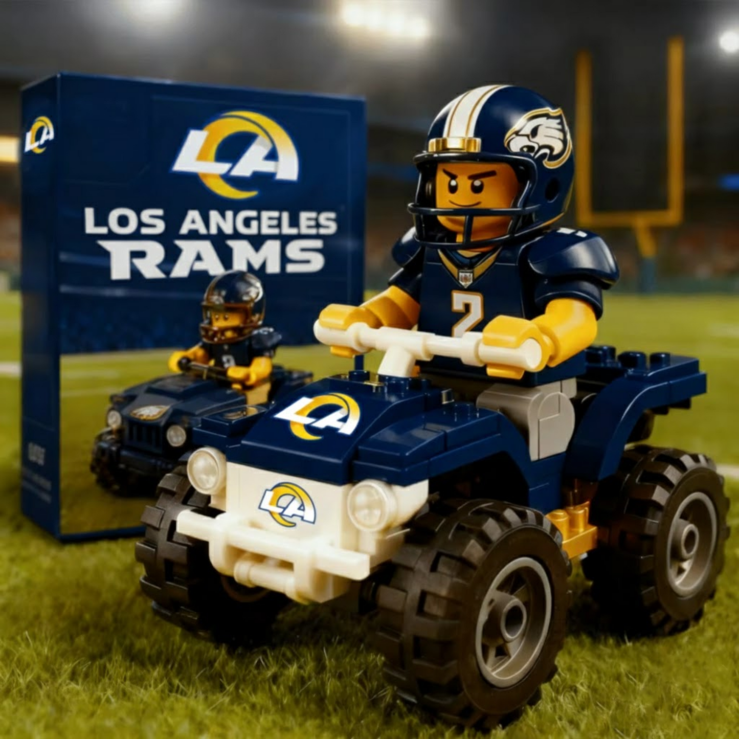 LAR X NFL Team Off-Road Vehicle Building Block Set V1 NAK NHT