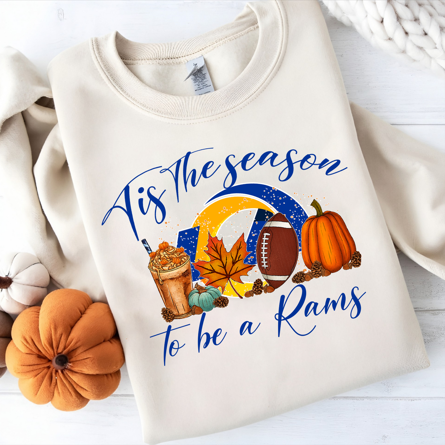 LAR x NFL Tis The Season Sweatshirt DatND DVT