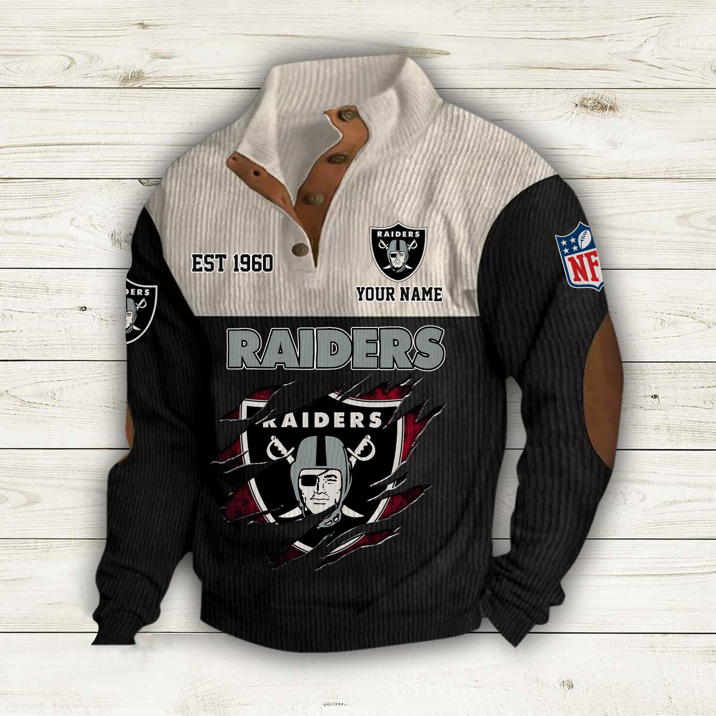 LV x NFL Custom Name Sport Sweatshirt DatND DVT
