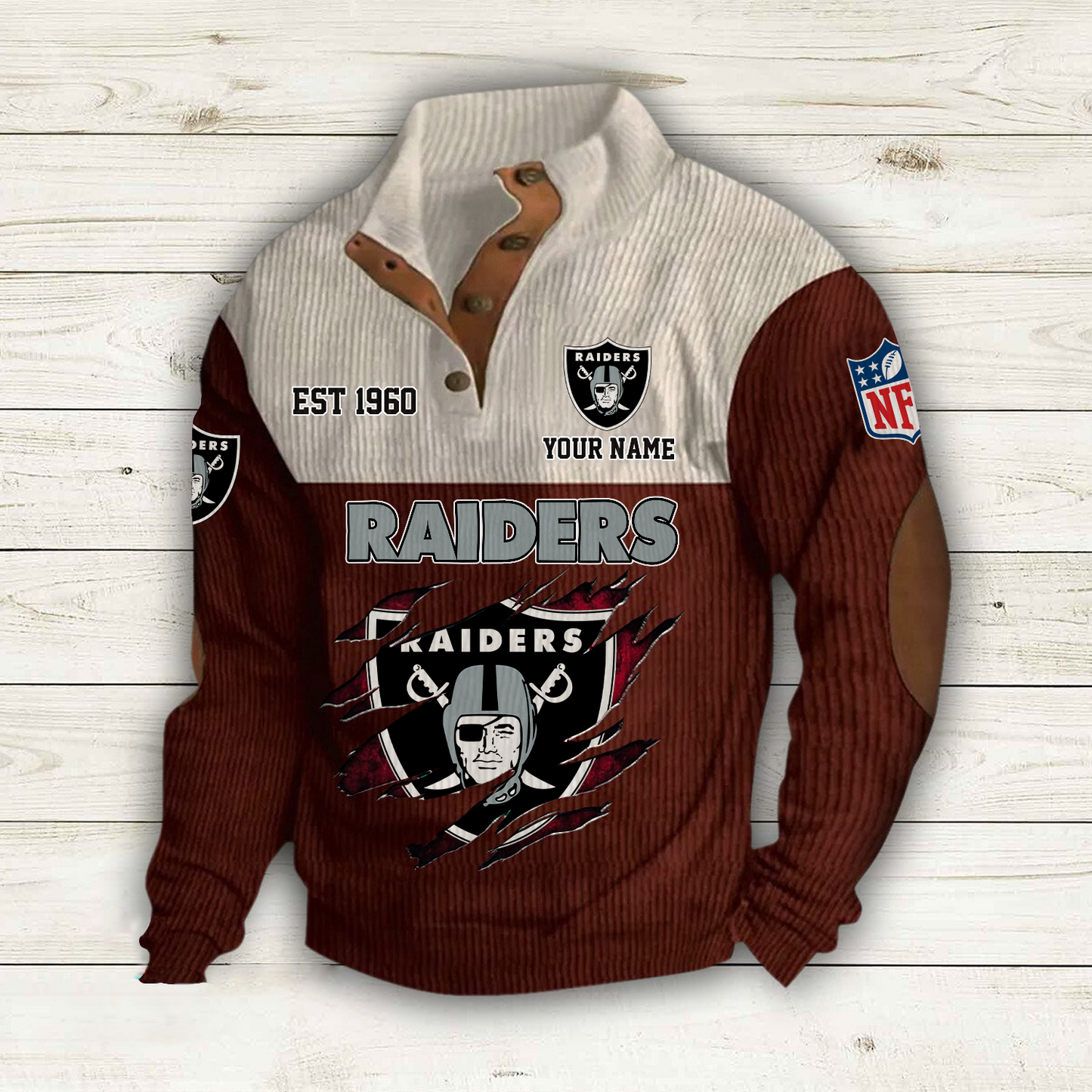 LV x NFL Custom Name Sport Sweatshirt DatND DVT