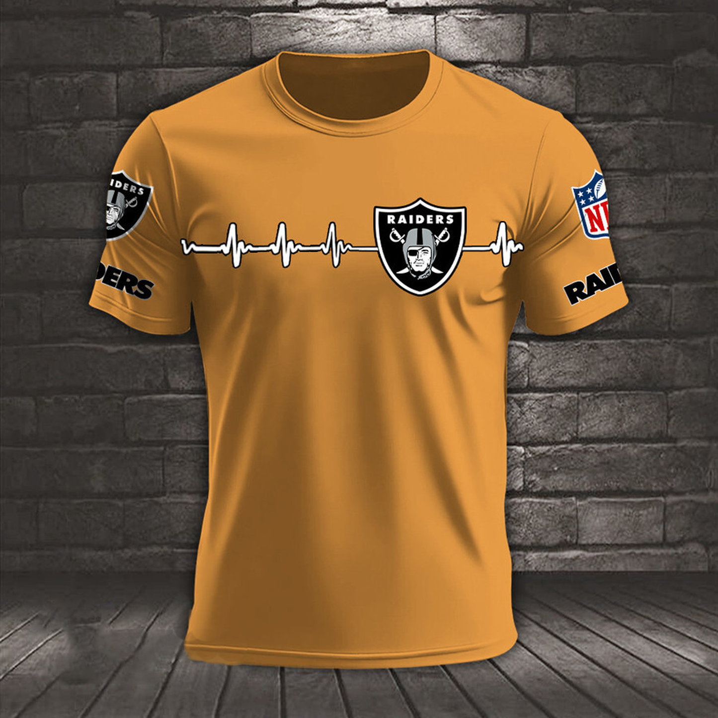 LV x NFL Heart Rate Map Special 3D Shirt DatND ThuongNH