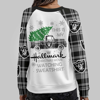 LVR Premium NFL Cozy Round Neck Raglan Sleeve Sweatshirt DDT CTND