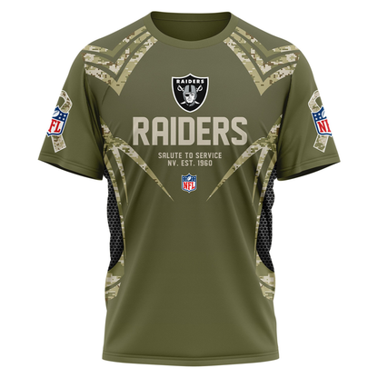 LVR Premium NFL Salute to Service Camo 3D Shirt DDT CTND