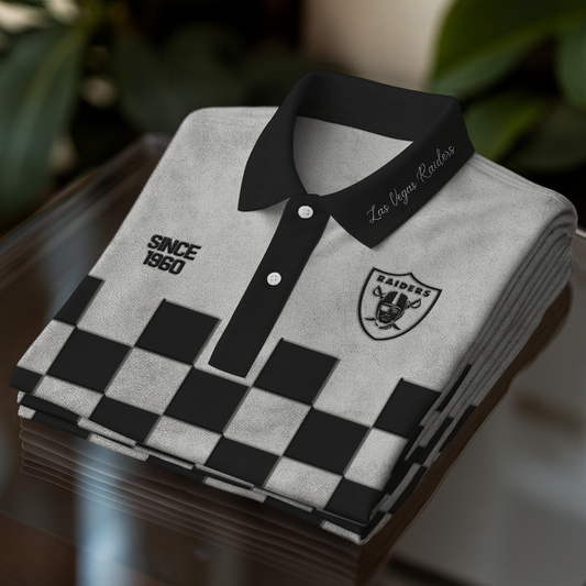 LVR x NFL Embossed Retro Polo Shirt DDT NTL