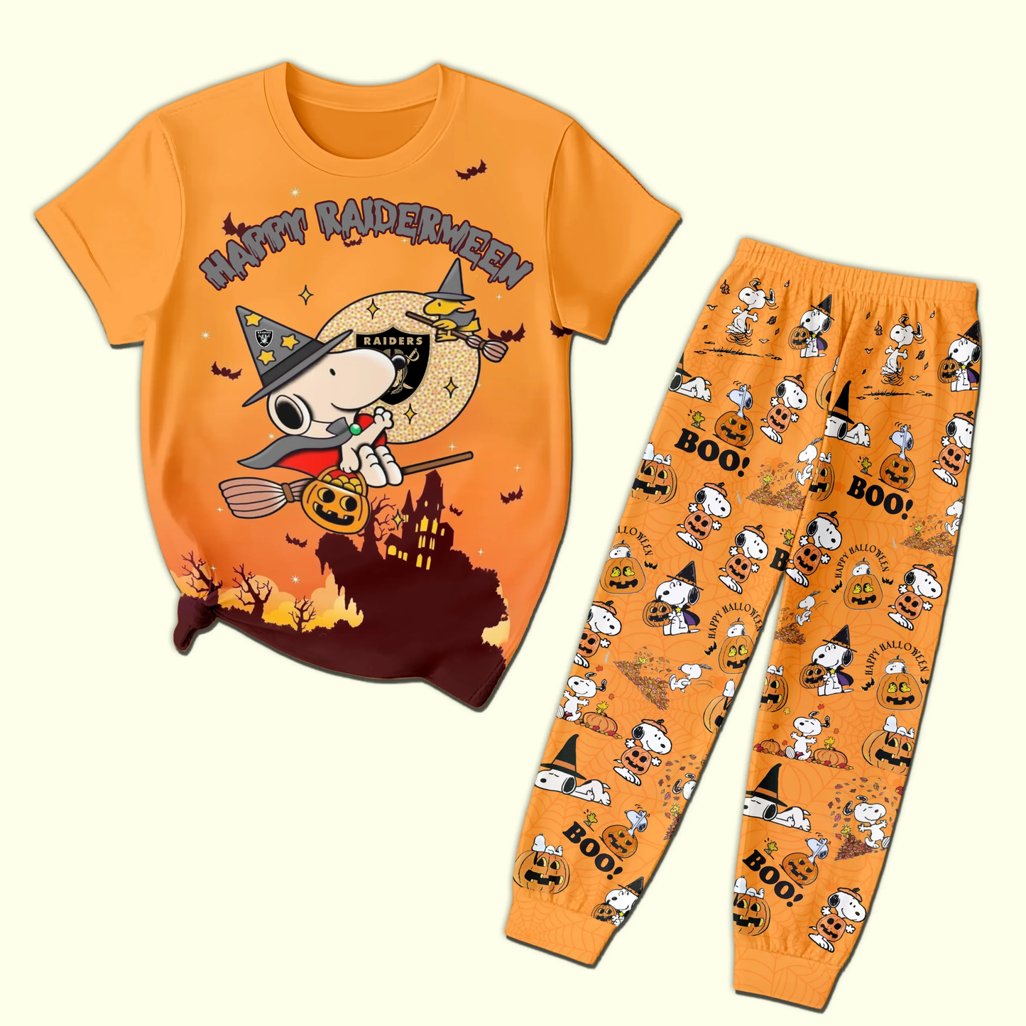 LVR x NFL Mistmerch SNP Happy Halloween Pajama Set DDT CTND