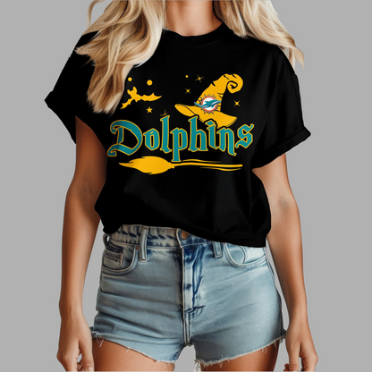 MD Premium NFL Halloween Witch Women Shirt DDT CTND