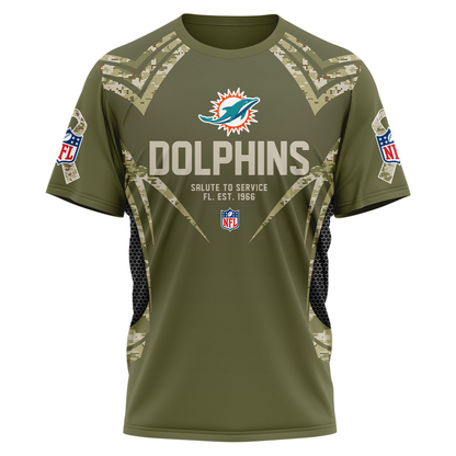 MD Premium NFL Salute to Service Camo 3D Shirt DDT CTND