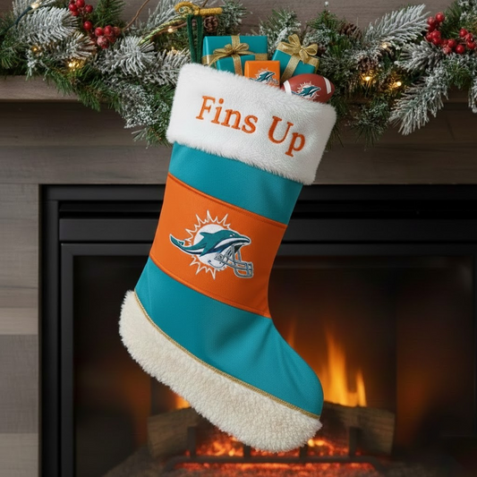 MIA X NFL CHRISTMAS SOCKS NAK NHT