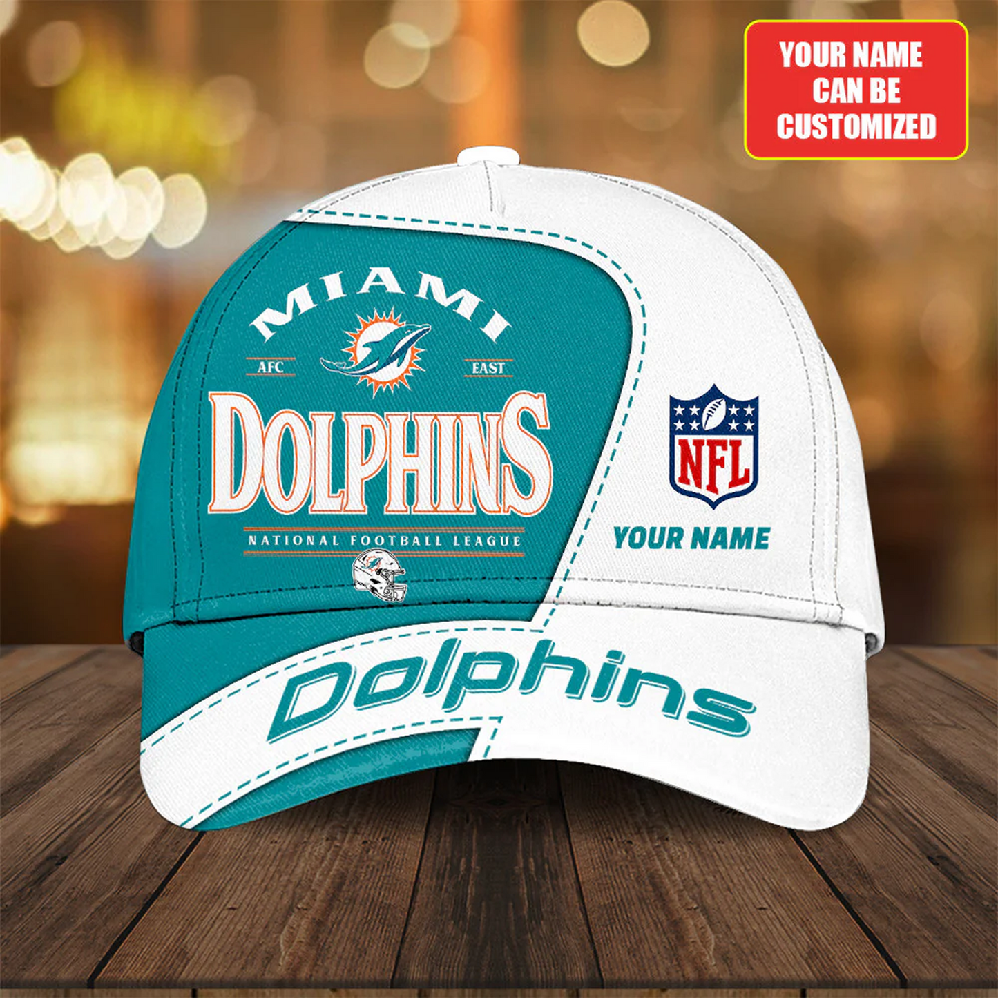 MIA X NFL Classic Logo Limited Edition Hoodie And Cap NAK NHT