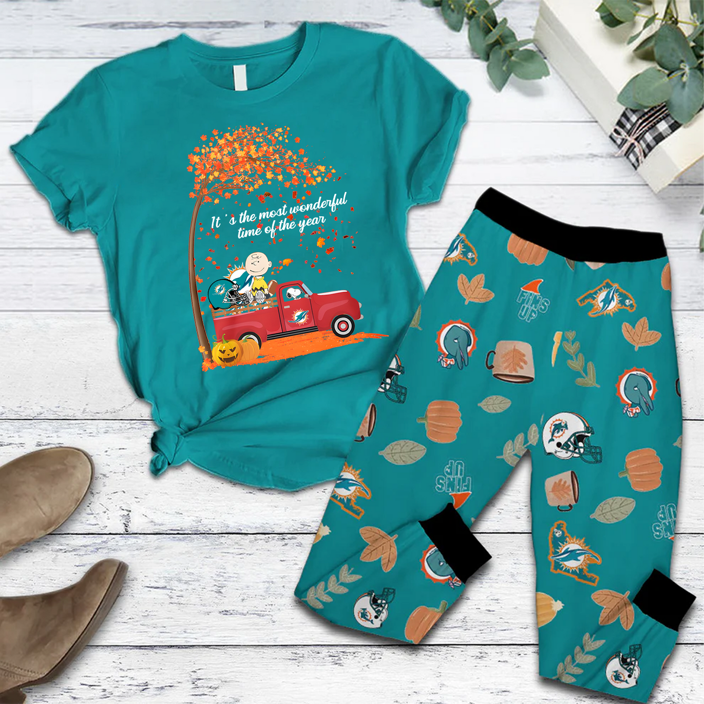 MIA x NFL Pajamas Set DATND TANTD