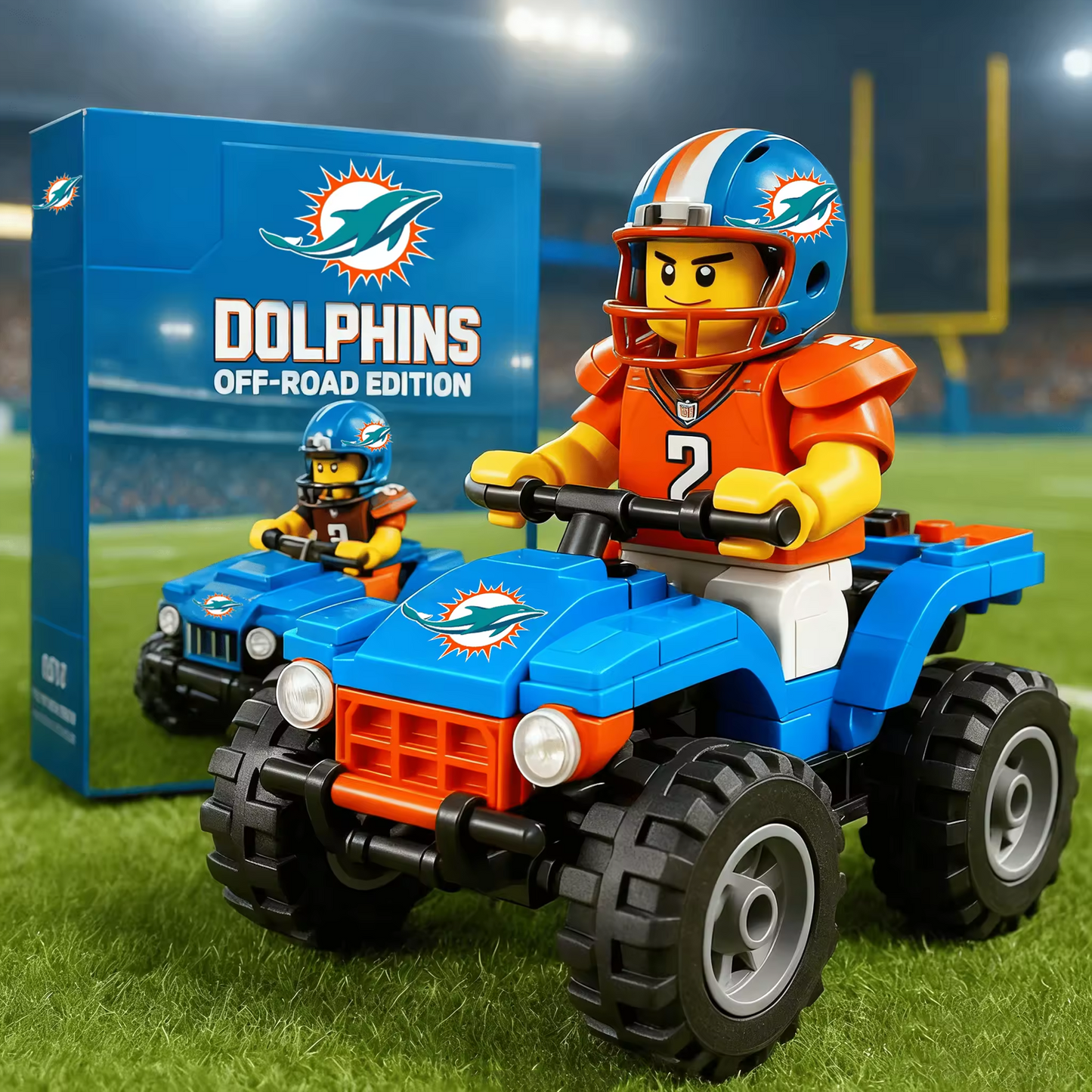 MIA X NFL Team Off-Road Vehicle Building Block Set V1 NAK NHT