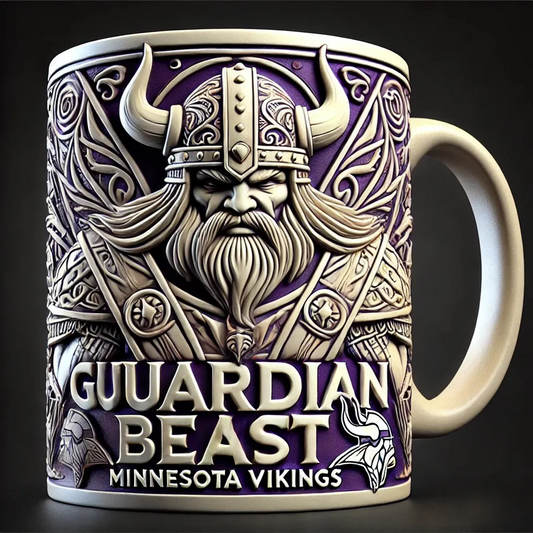 MIN X NFL  2026 Football Guardian Beast 3D Mug V2 NAK NHT