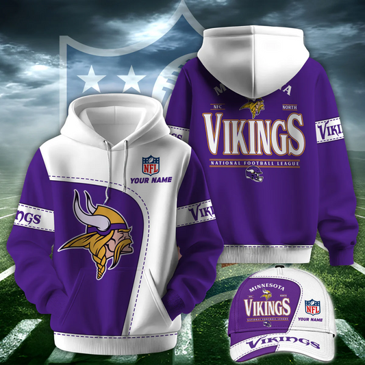 MIN X NFL Classic Logo Limited Edition Hoodie And Cap NAK NHT