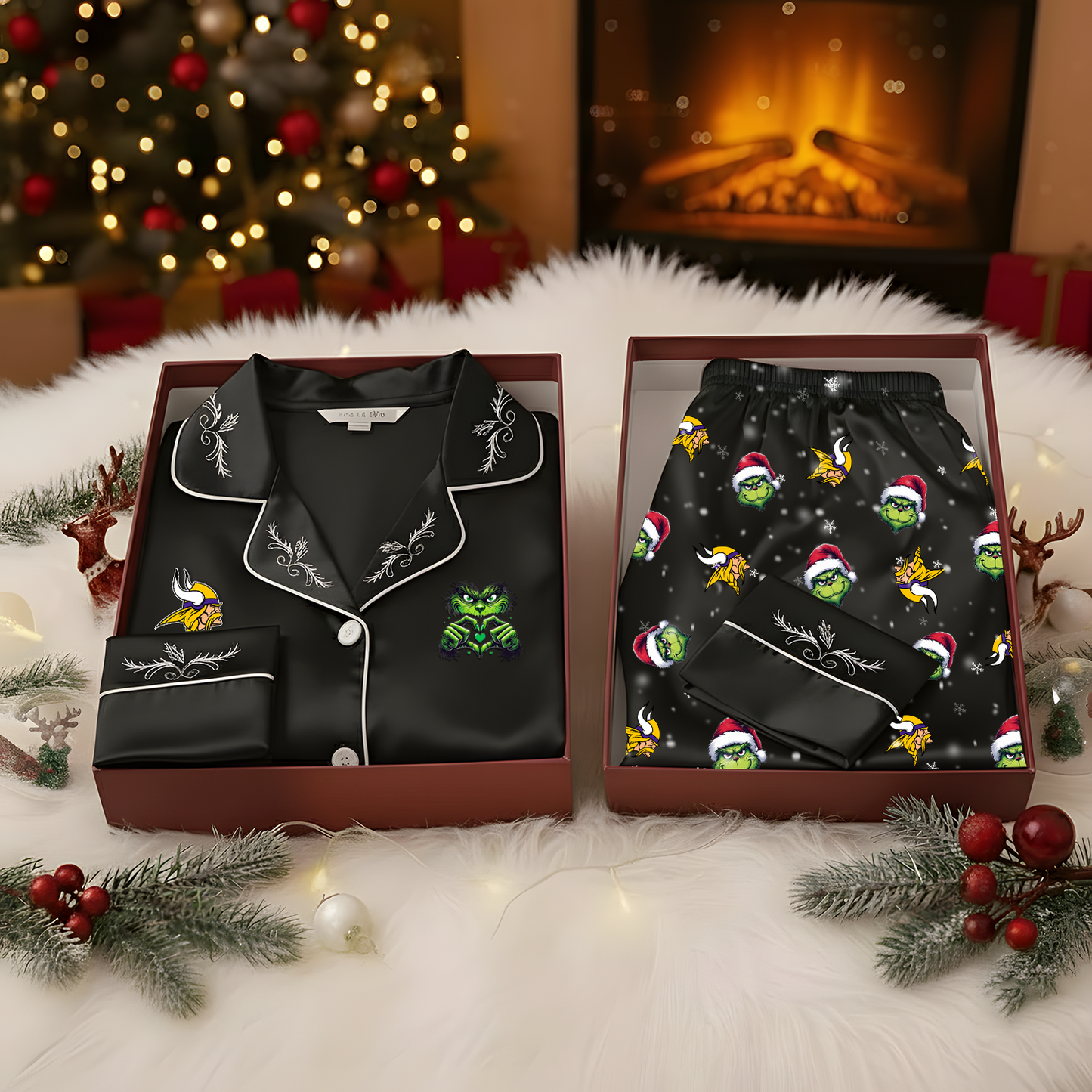 MIN X Pajasma NFL Christmas V1 NAK NHT