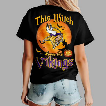 MV Premium NFL Halloween Witch Women Shirt DDT CTND