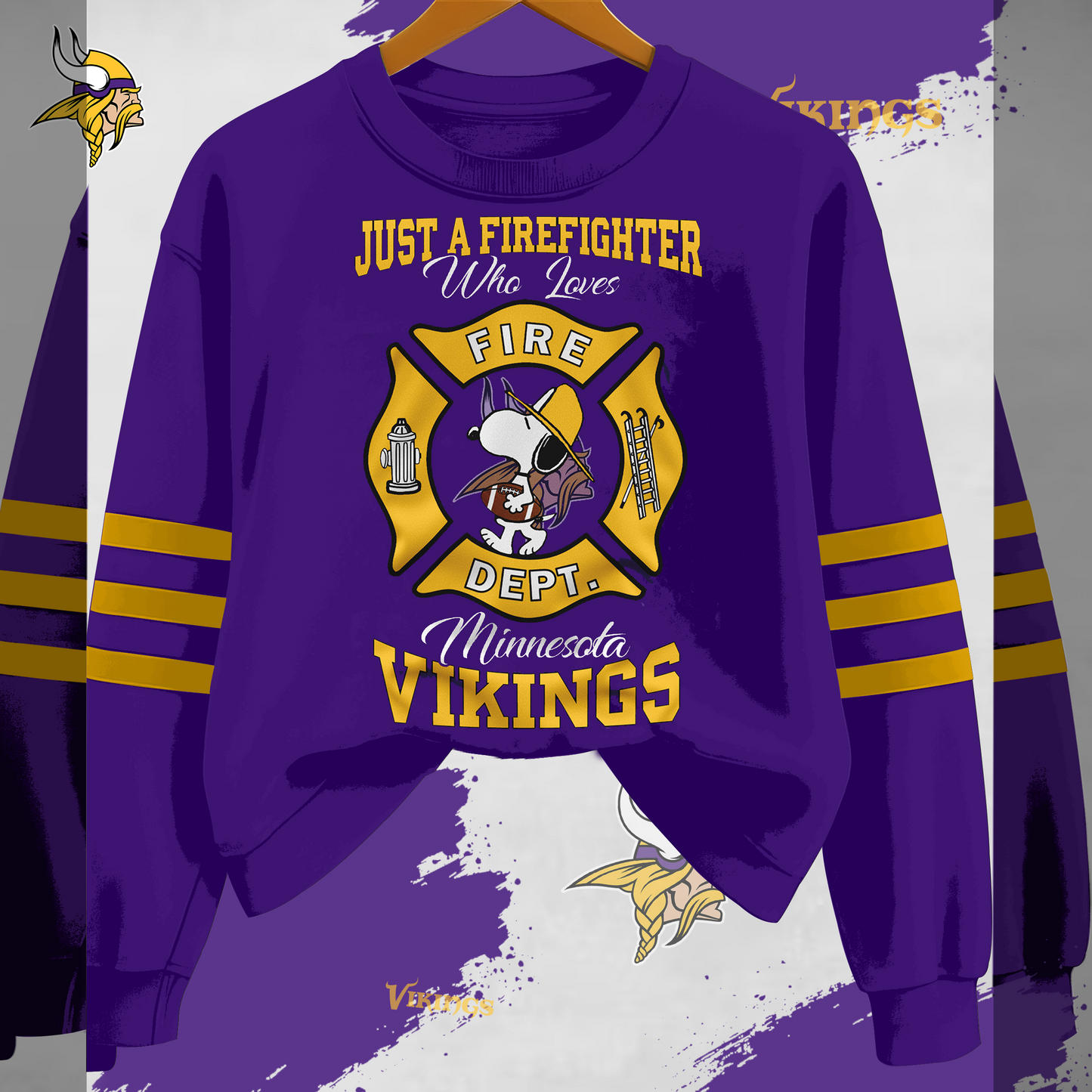 MV x NFL Just A Firefighter Who Love Sweatshirt DDT HLPHUONG