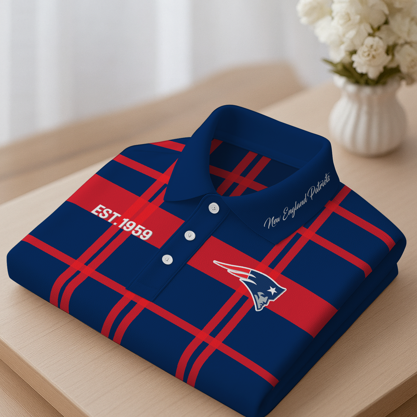 NE Premium NFL Polo Shirt DatND DVT