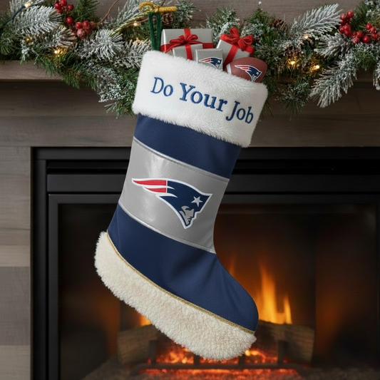 NE X NFL CHRISTMAS SOCKS NAK NHT