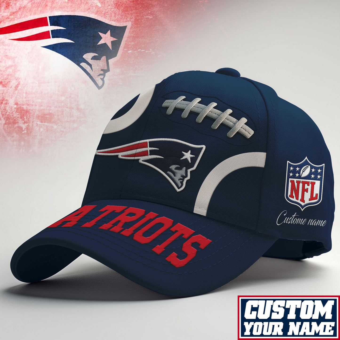 NE X NFL PREMIUM CLASSIC CAP NFL FOOTBALL V2 NAK NHT