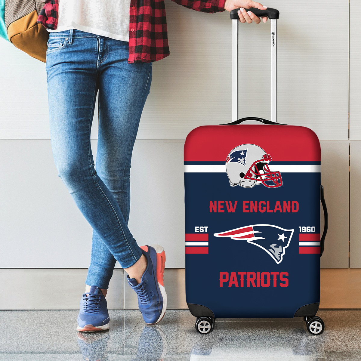 NEP NFL Luggage Cover Suitcase Protector DDT NTL