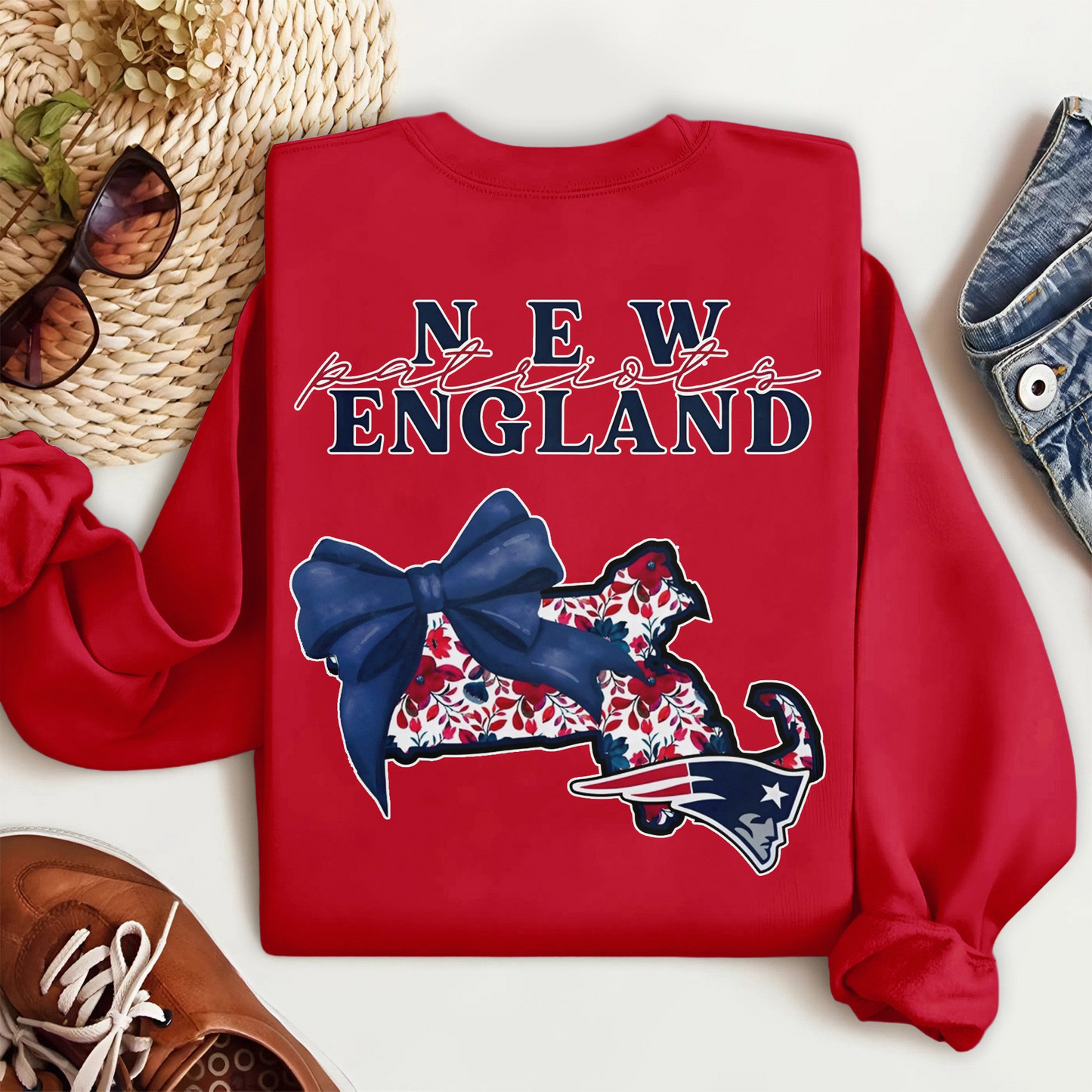 NEP Premium NFL Cozy State Bow Sweatshirt DDT NTL