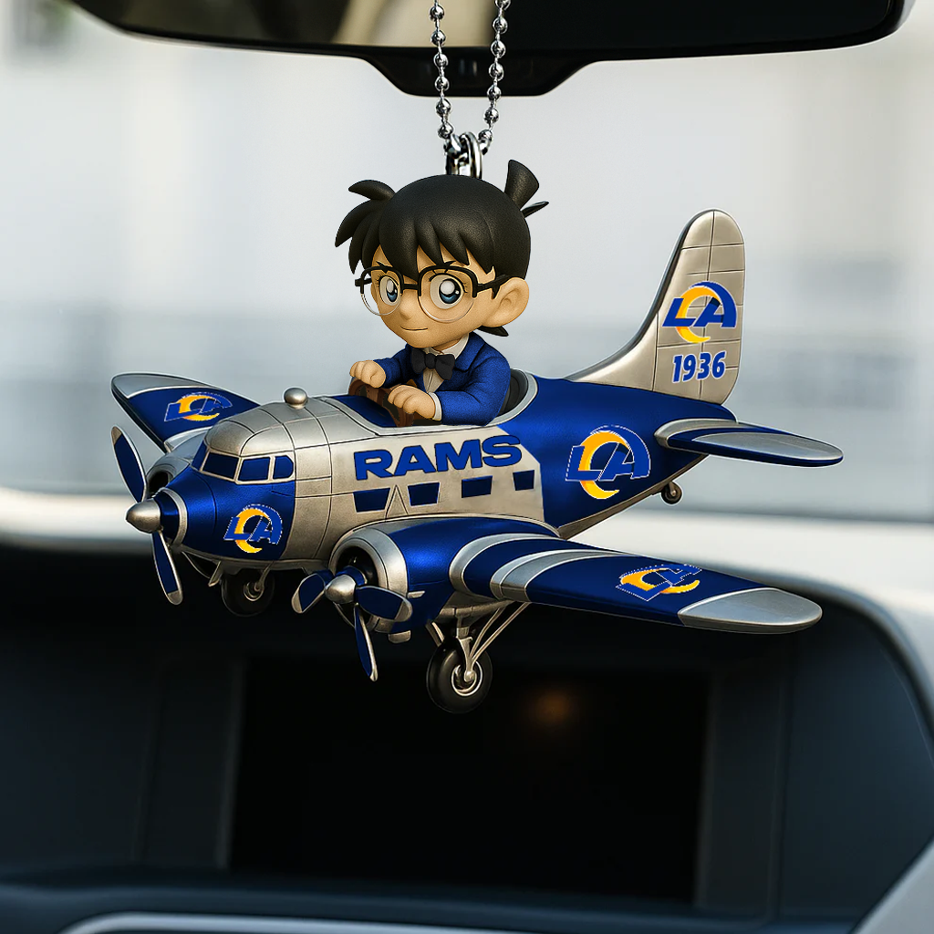 NFL LAR x CN Premium Car Hanging Ornament DDT NTL
