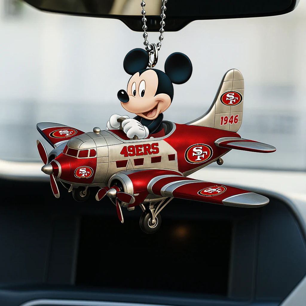 NFL SF49 x MM Premium Car Hanging Ornament DDT NTL