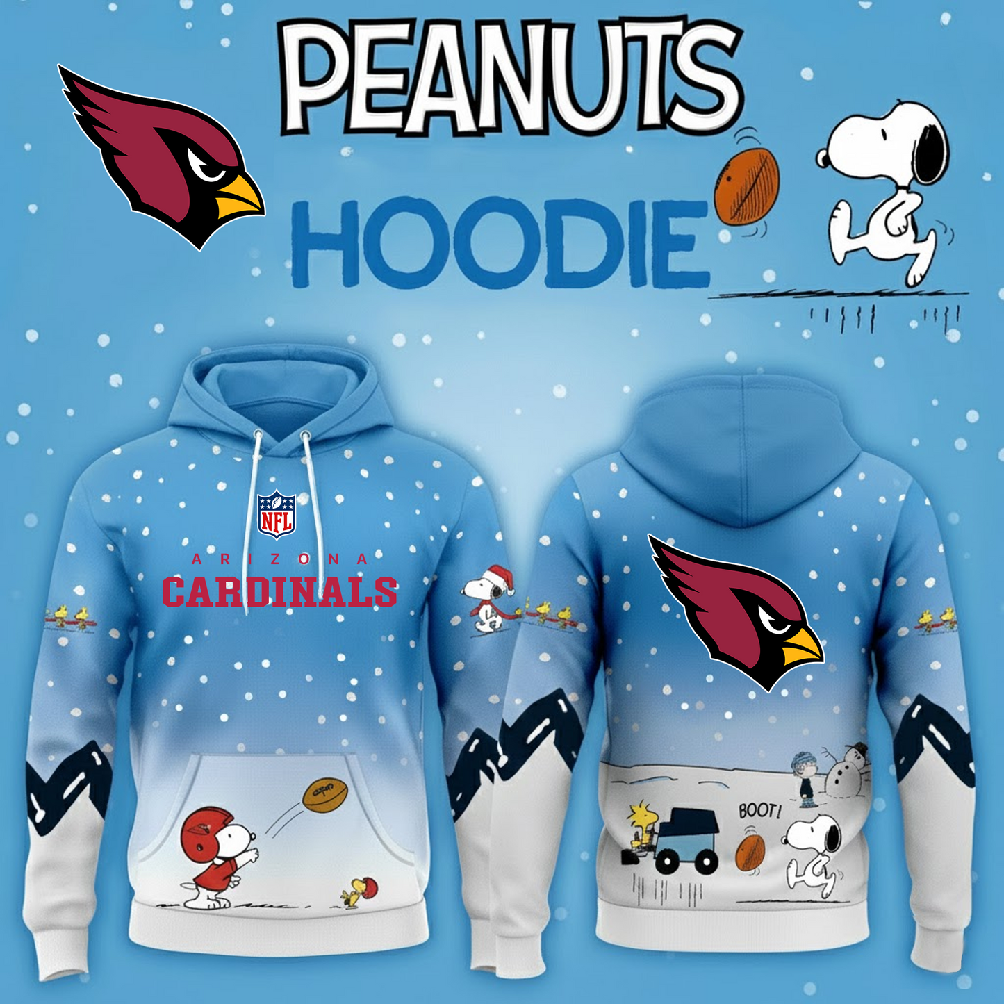 NFL x ARI Pea Snoo Hoodie HLP HLPHUONG
