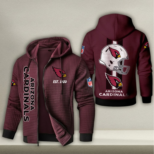NFL x ARI Real Fan Waffle Zip Hoodie HLP HLPHUONG