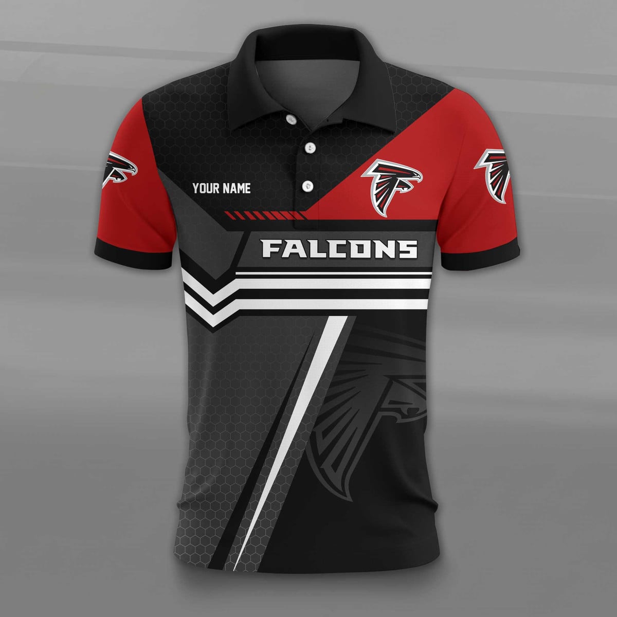 NFL x ATL Personalized 3D Polo Shirt HLP HLPHUONG