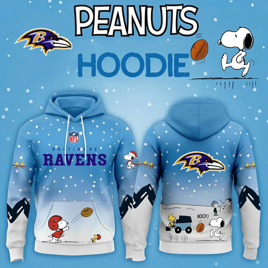 NFL x BAL Pea Snoo Hoodie HLP HLPHUONG