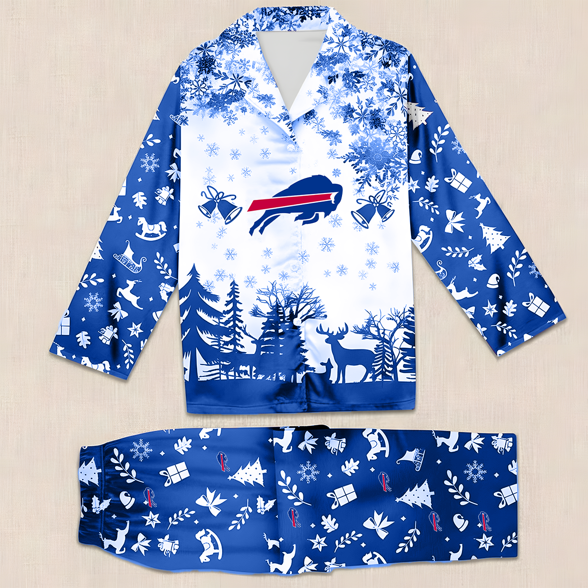 NFL x BUF Christmas Pajama Set HLP HLPHUONG