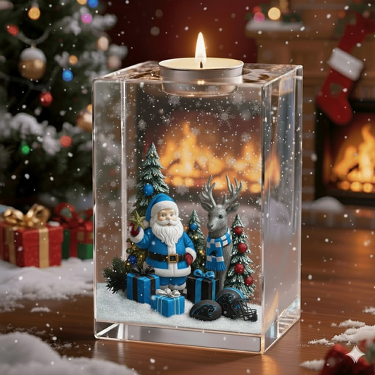 NFL x CAR Christmas Crystal Candle Holder V1 NAK NHT