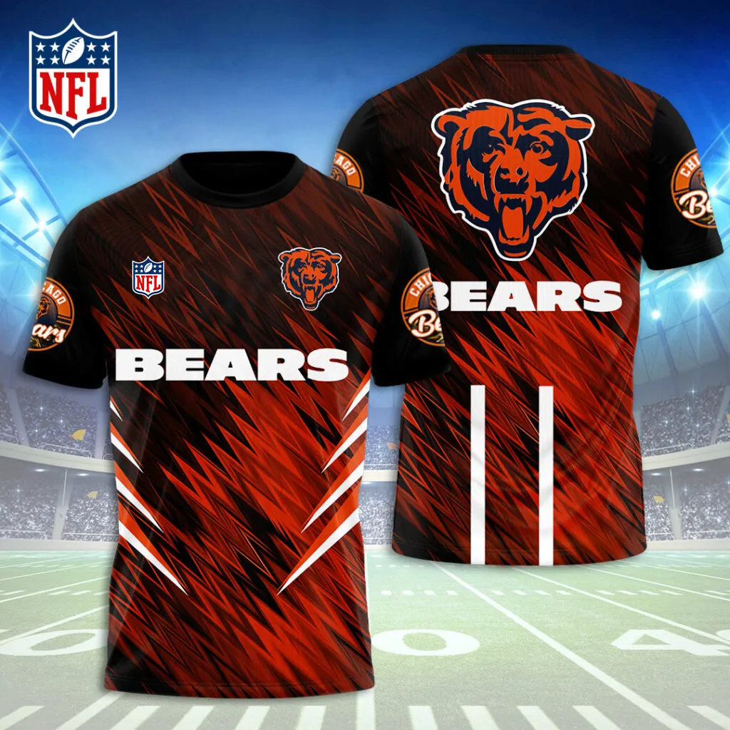 NFL x CHI Premium 3D Shirt DDT HLPHUONG