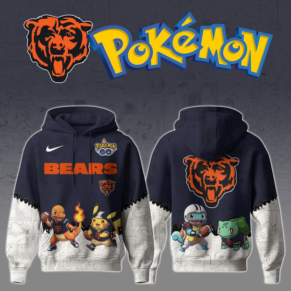 NFL x CHI x PKM 3D Hoodie HLP HLPHUONG