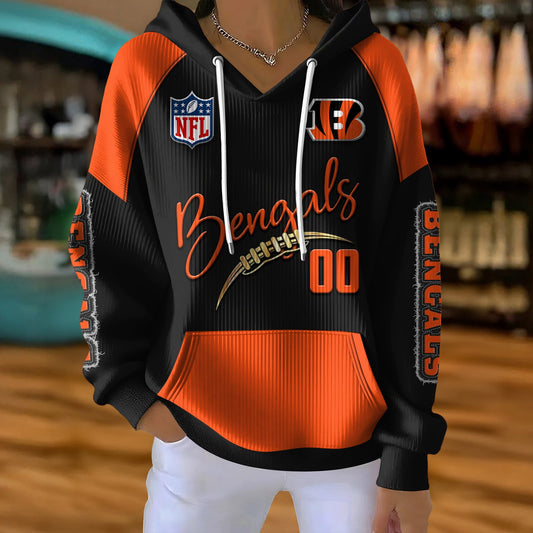 NFL x CIN Football Women's Hooded Sweater HLP HLPHUONG