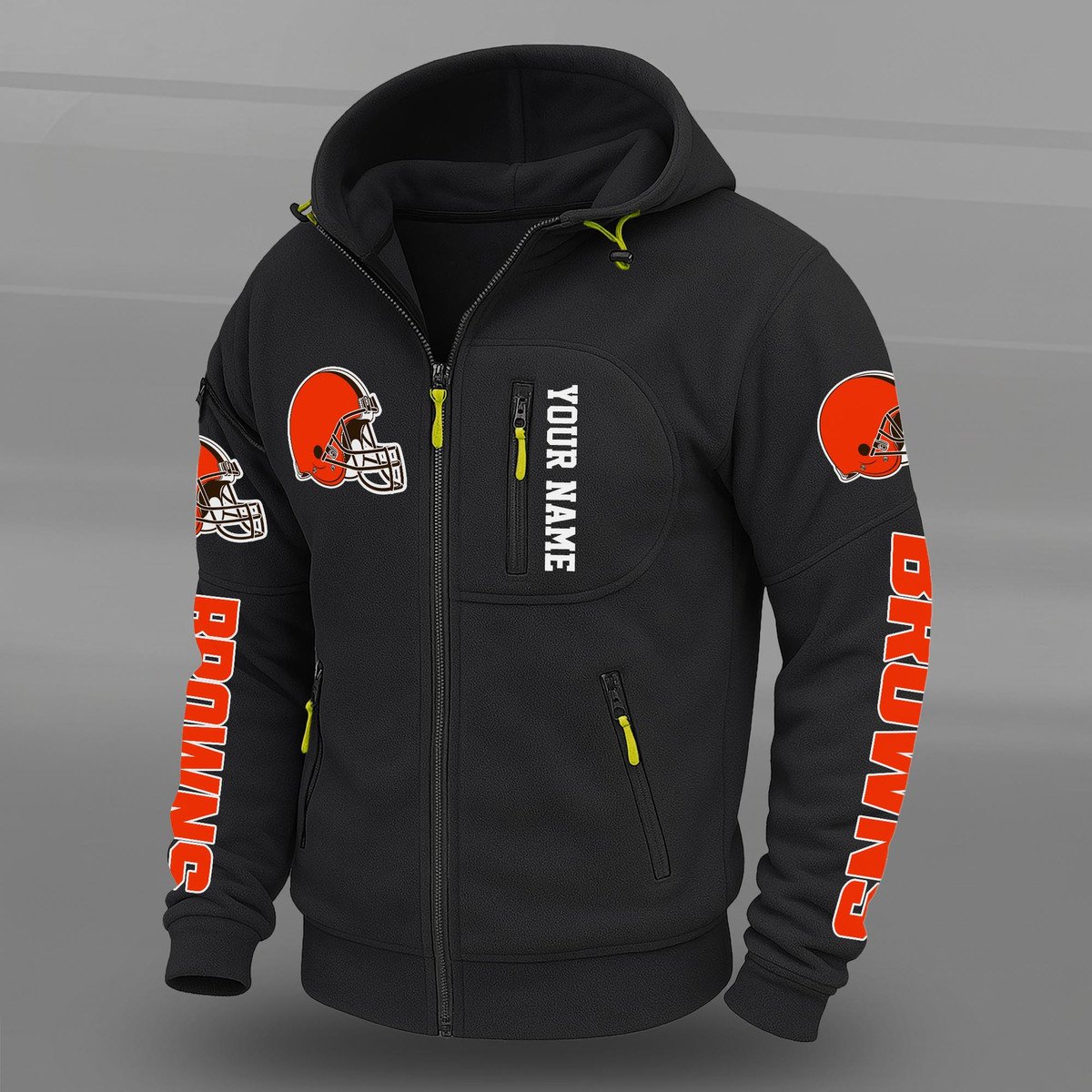 NFL x CLE Personalized Powerline Full Zip Hoodie HLP HLPHUONG 1.jpeg