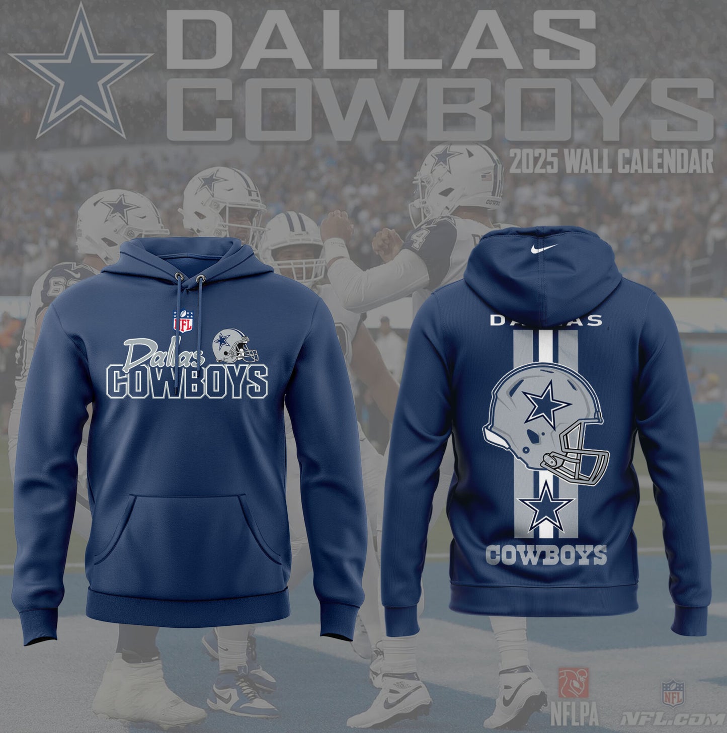 NFL x DAL Helmet 3D Hoodie HLP HLPHUONG