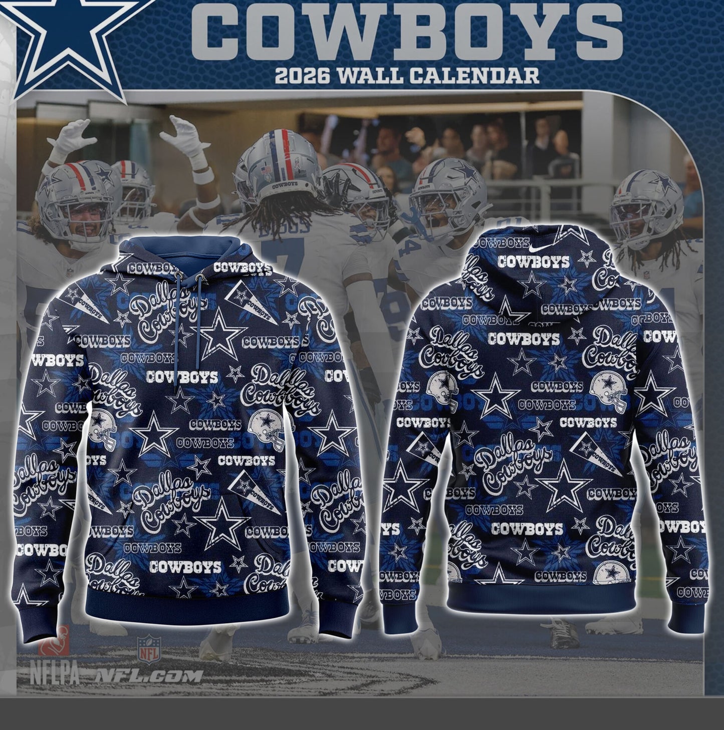 NFL x DAL Super Star 3D Hoodie HLP HLPHUONG