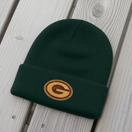 NFL x GB Leather Patch Beanie HLP HLPHUONG